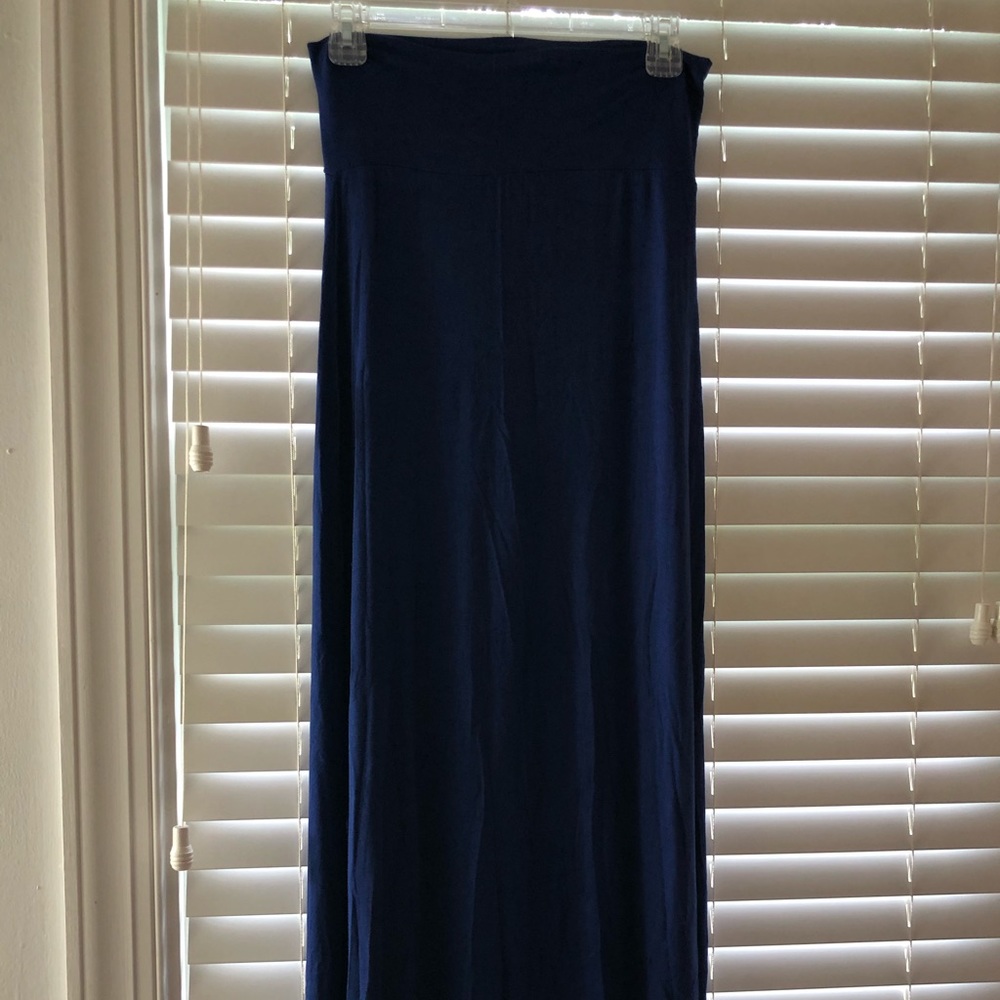 Blue Maxi Skirt